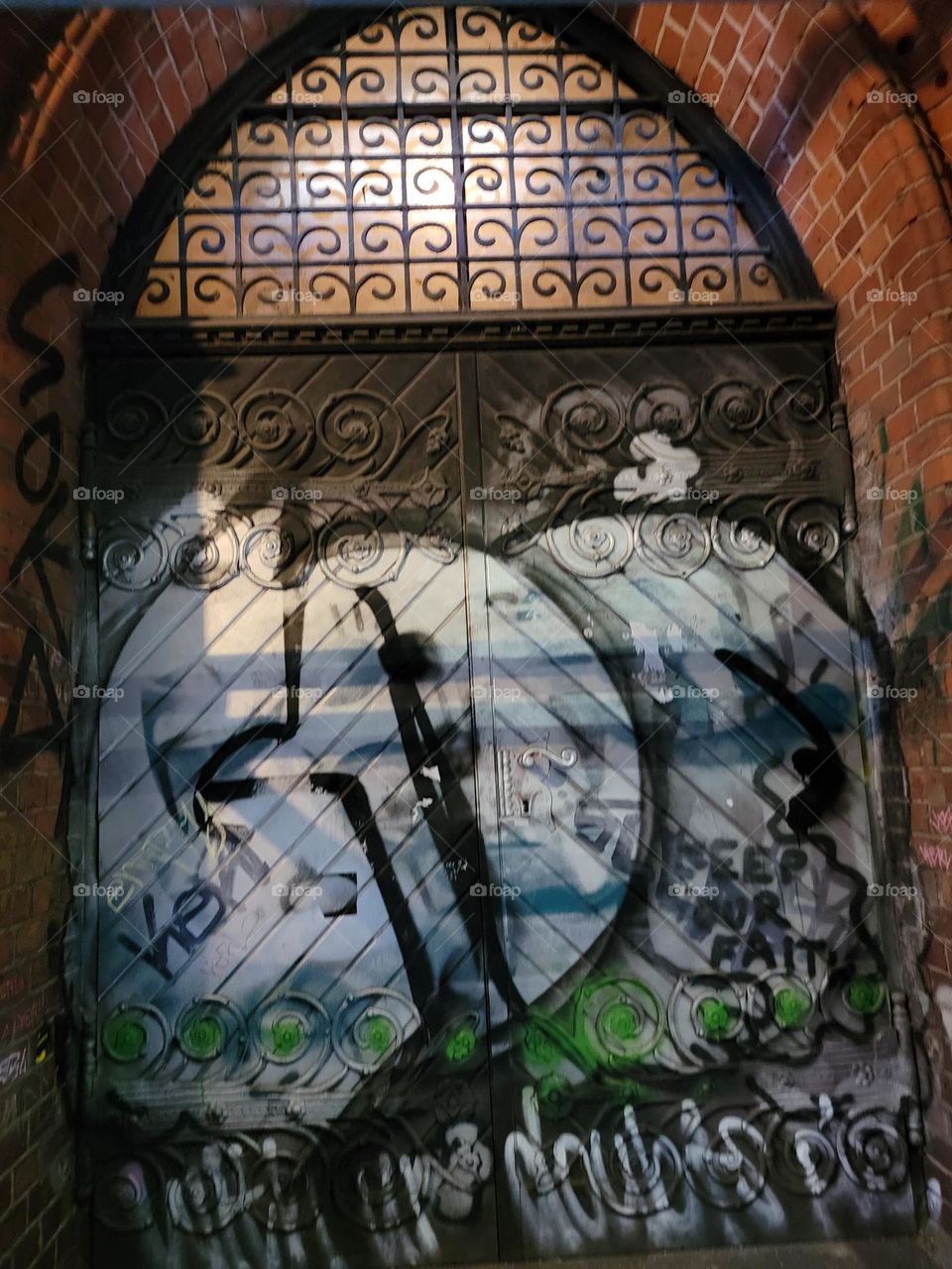 Walking down a street in Berlin, I came across this  piece, the random places of art is beautiful.