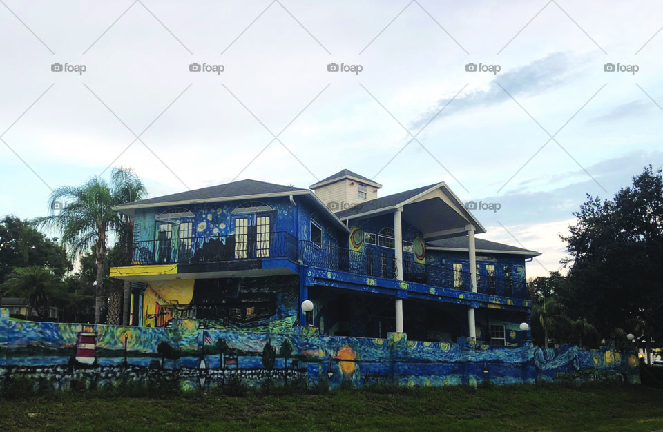 The ‘Starry Night’ House, Mount Dora, Florida 