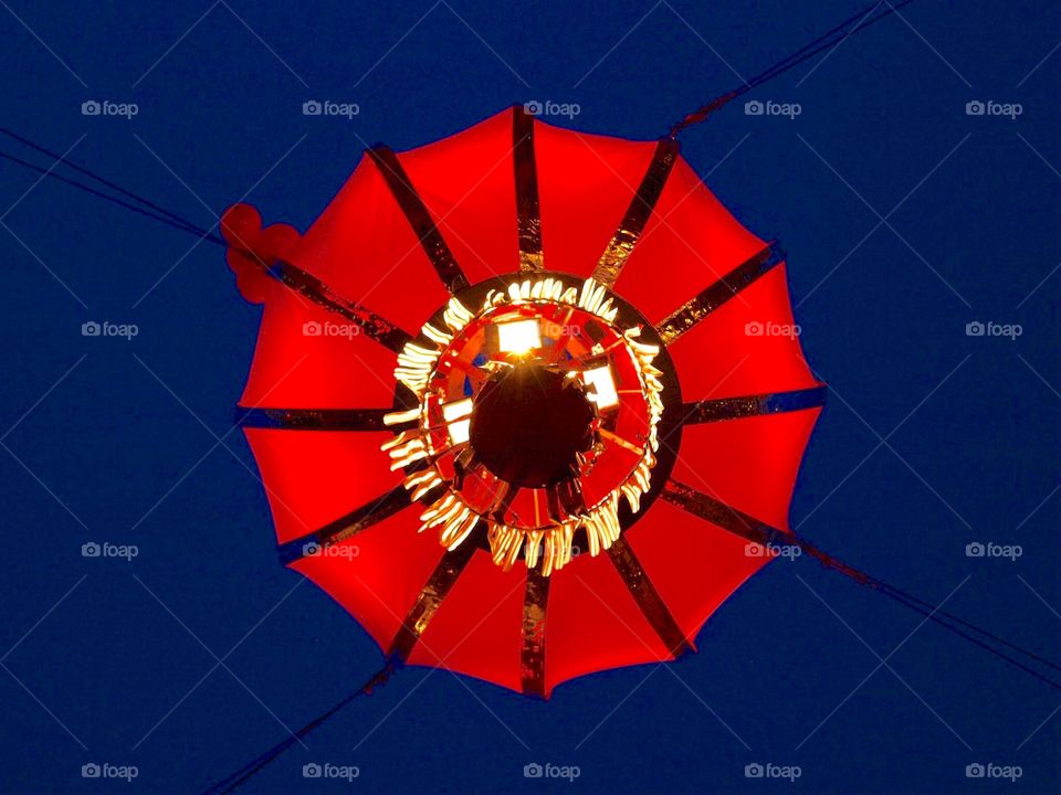 Chinese lantern in Chinatown, London