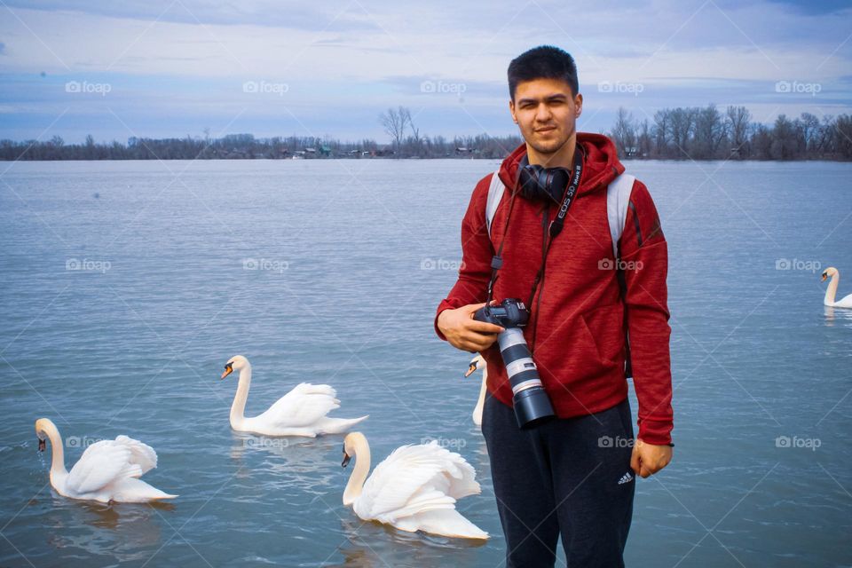 Portrait at the Danube river