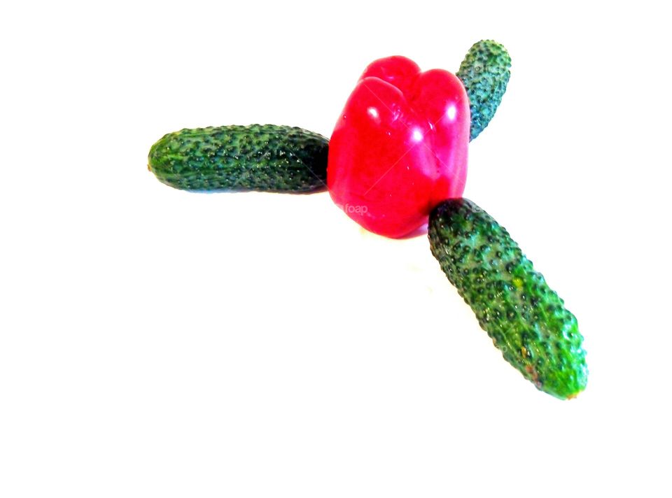 перец и огурцы pepper and cucumber