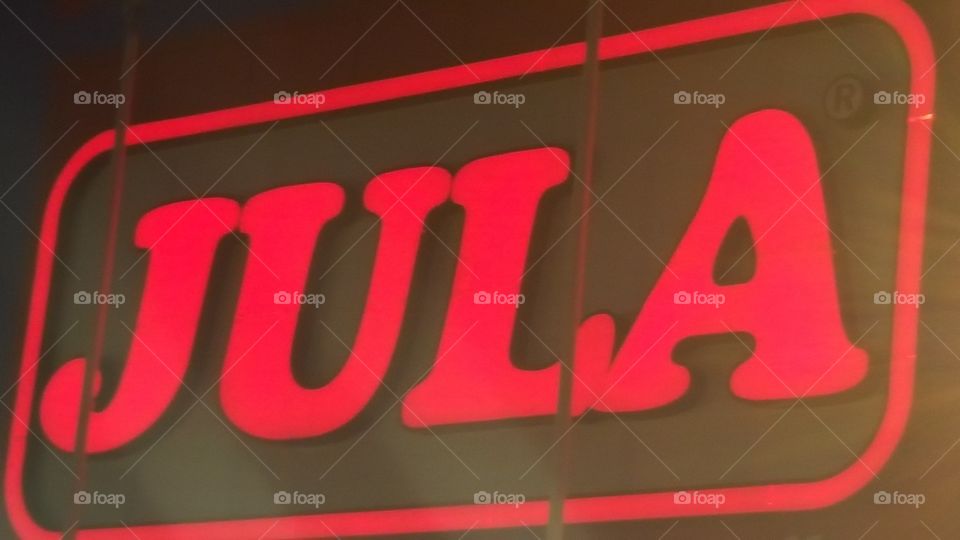 Jula store sign