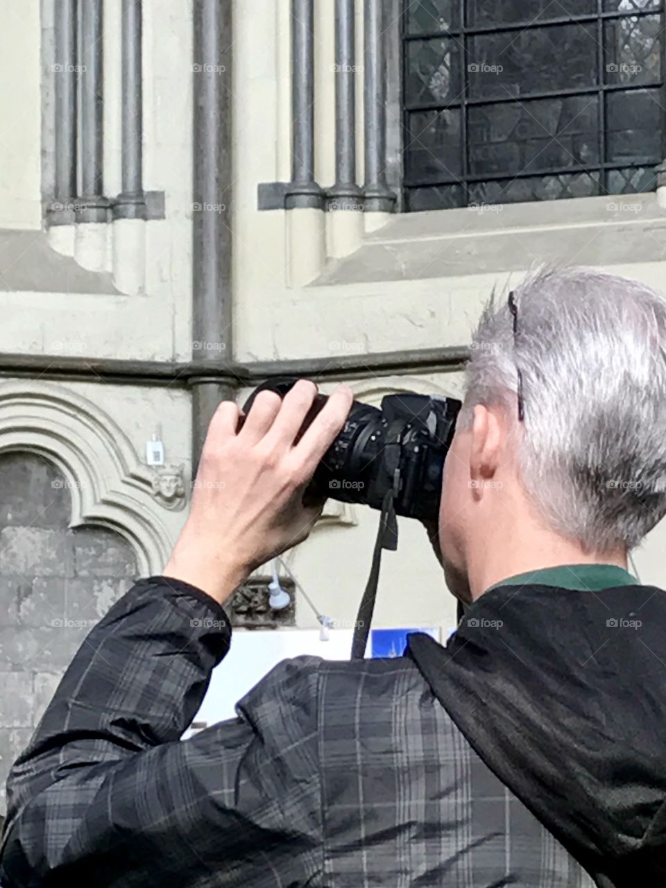 Photographer in action 