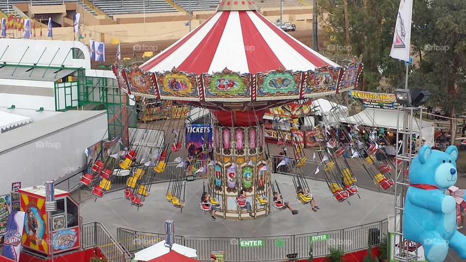 Carousel Swings. Fair ride