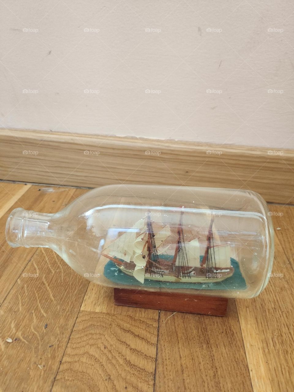the boat and the bottle