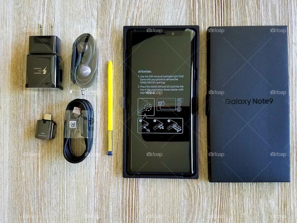 Unboxing new Galaxy Note 9