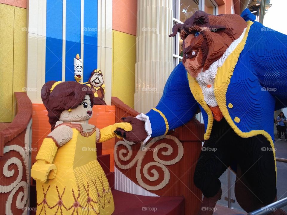 Beauty and the beast Lego 