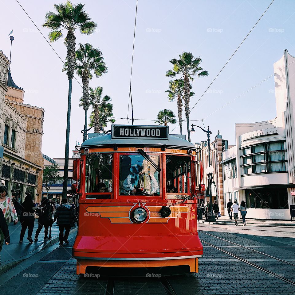 City, Tram, Bus, Street, Travel