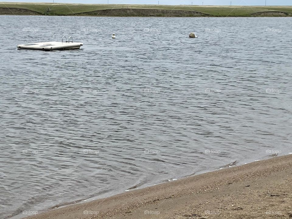 Want to swim to the dock out there?