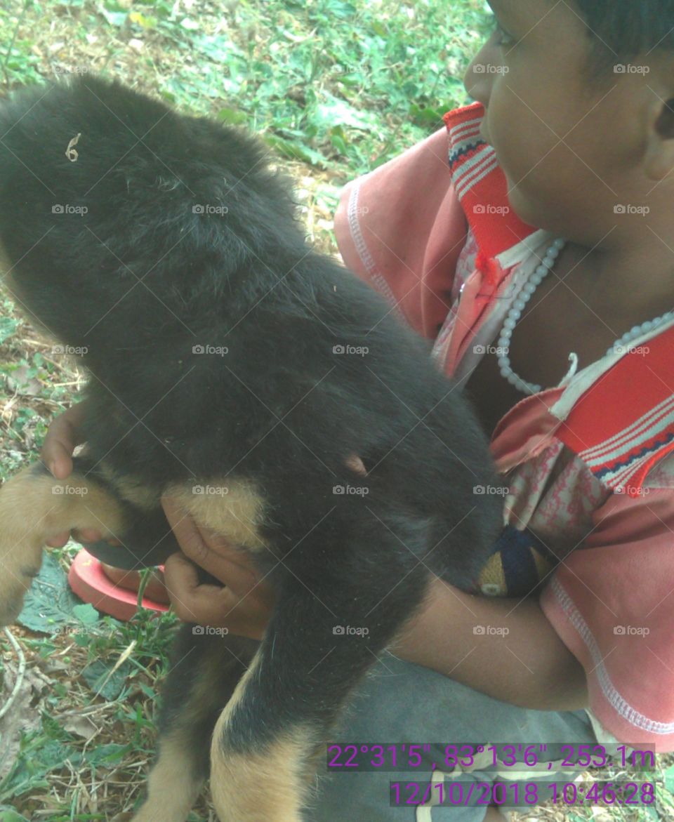 Happy Pat with solid gold.