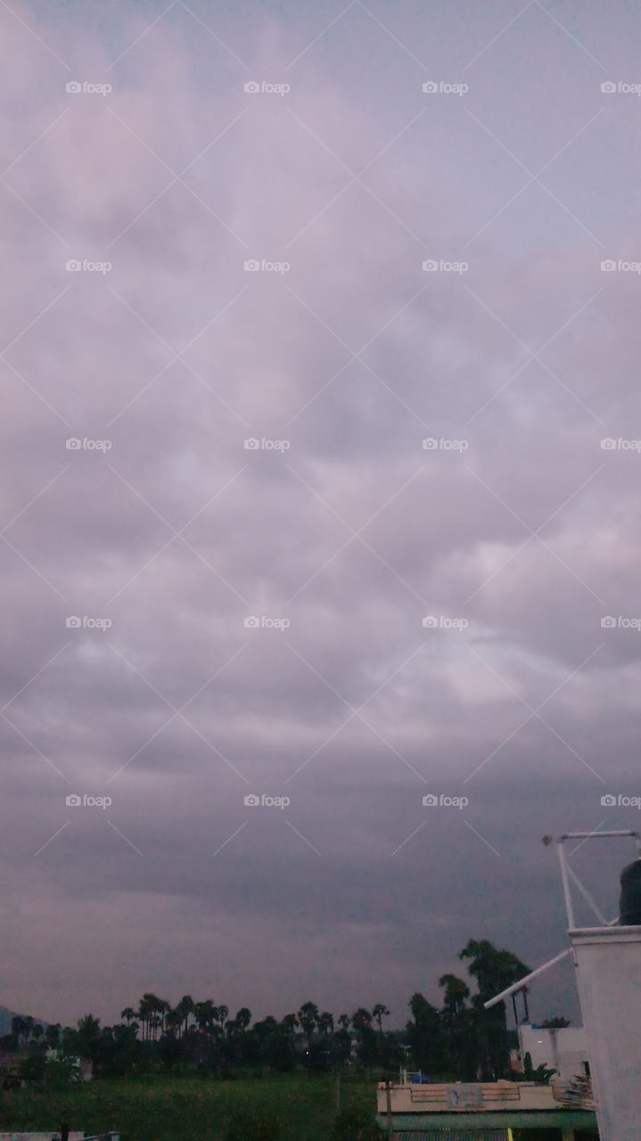 This sky is very bright and nature