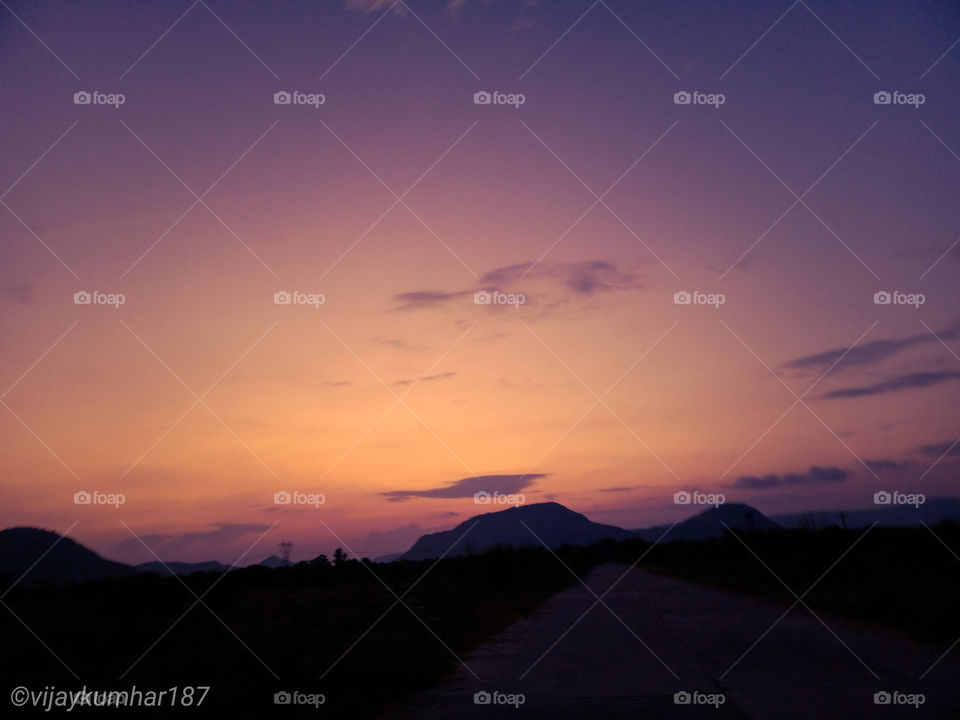 The Sunset is very amazing scene in town.....