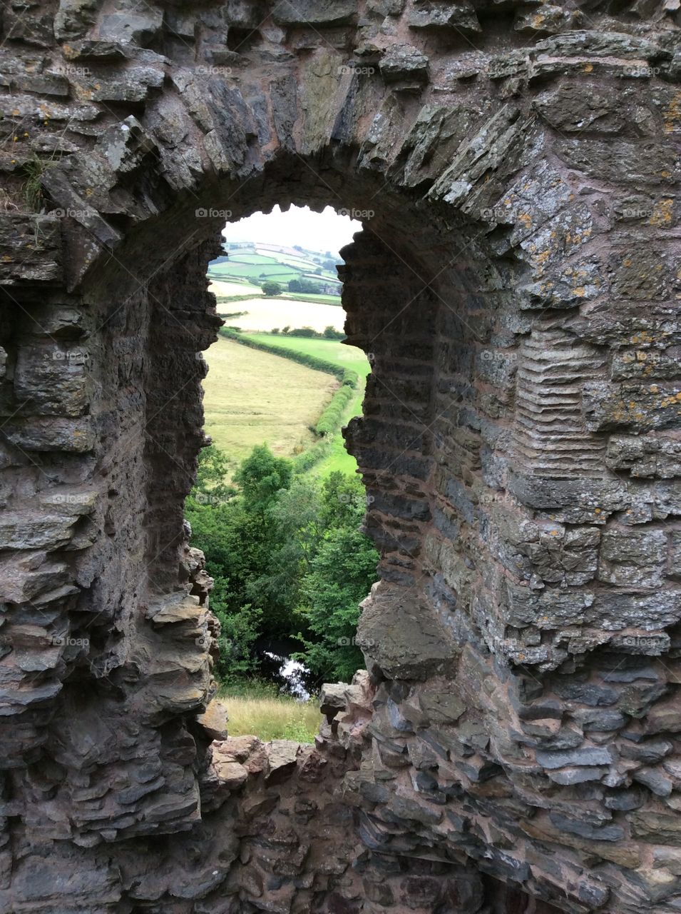 Through the stone window 