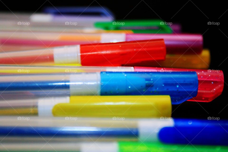 Multicolored pens