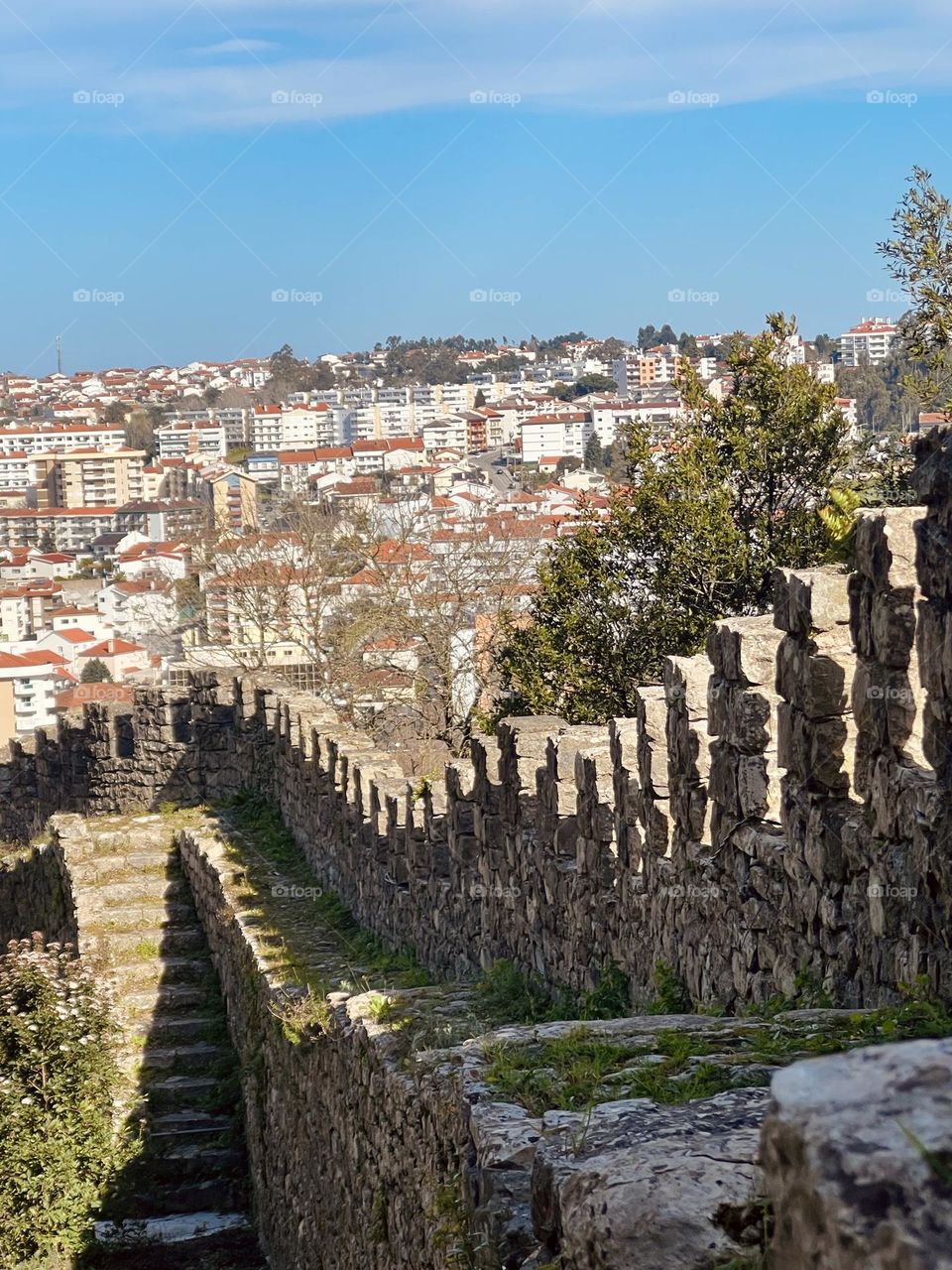 From Castle to city in Leiria Portugal 