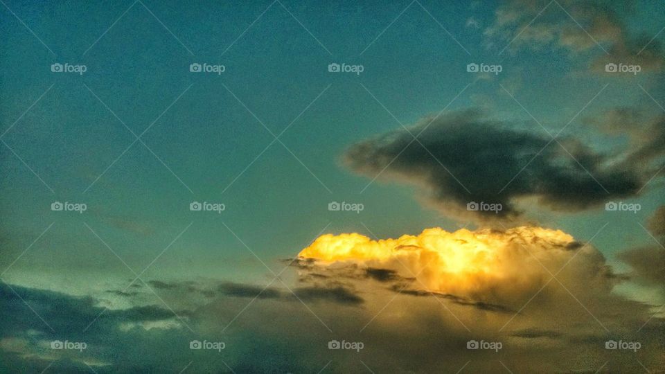 cloud, clouds, sunset, Sicily, Italy, aci, sant antonio, 