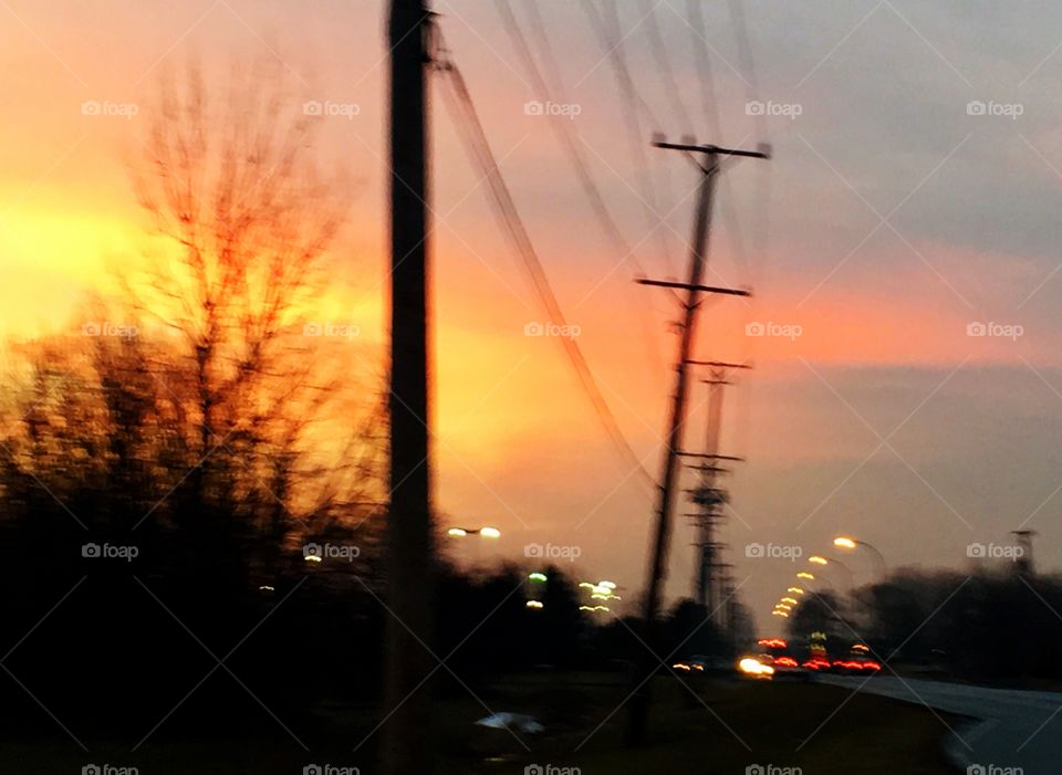 Roadside Sunset 
