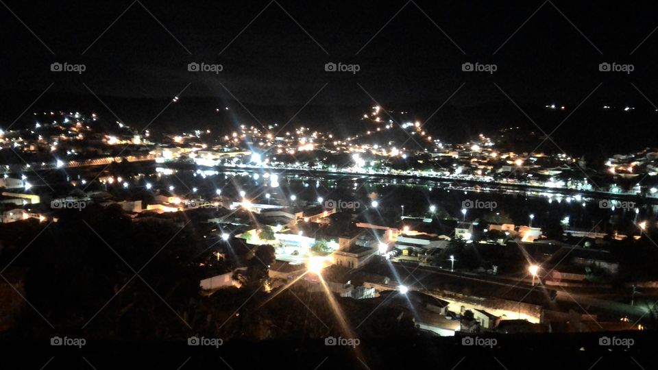 Cities São Felix & Cachoeira night