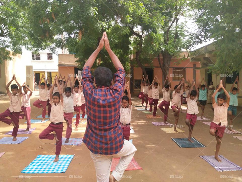 teaching yoga