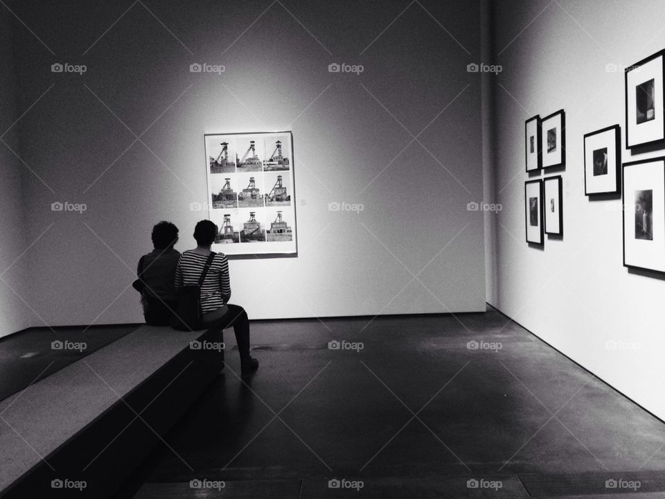 Couple at museum