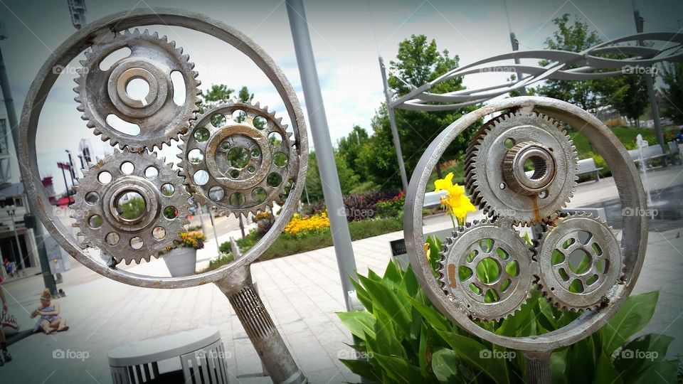 Two Gears. Smale Park, Cincinnati, Ohio.