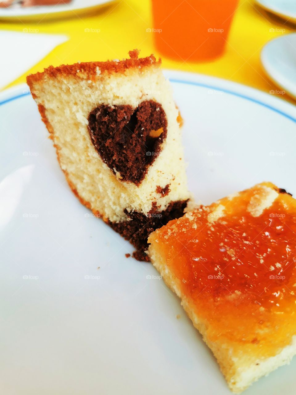 Composition Art view wall interior Light shadow design decor decoration Coffee served drink view table day part yellow form circle ellipce tasty tasty yummy cup mug