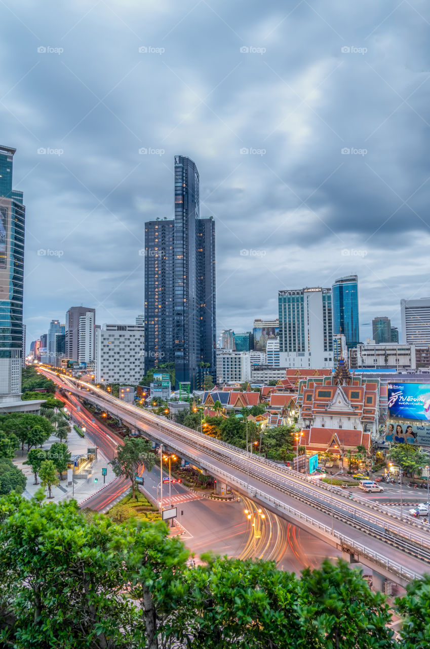 Bangkok city scape view