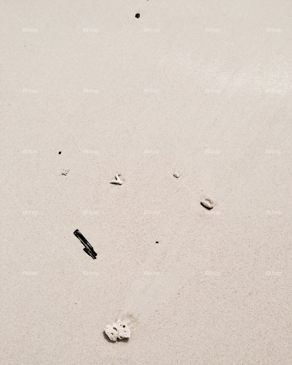 Full frame shot of sandy beach