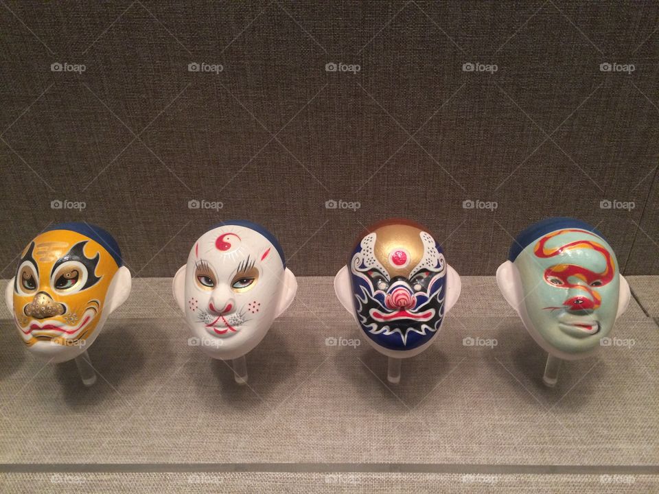 Masks in the Capital Museum in China