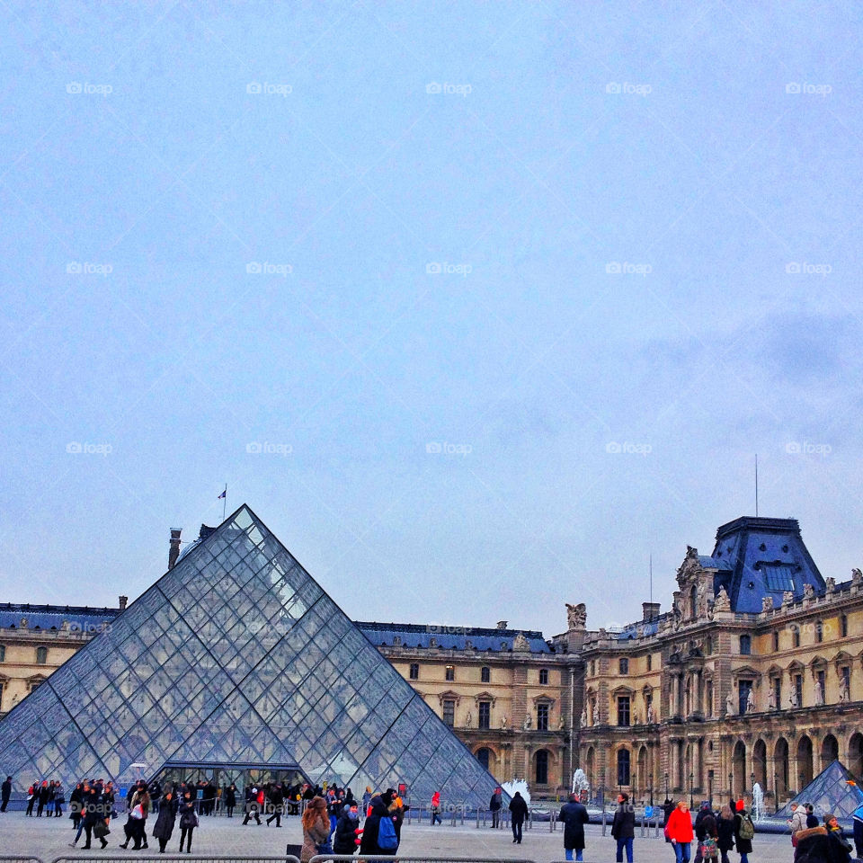 Louvre museum of Paris