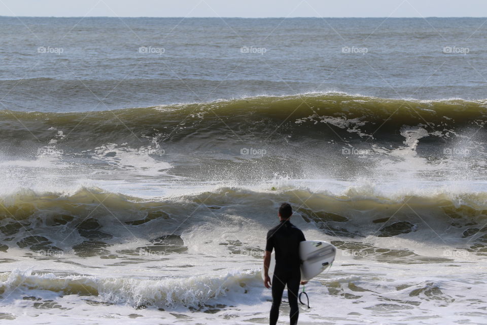 Big waves in Long Beach NY