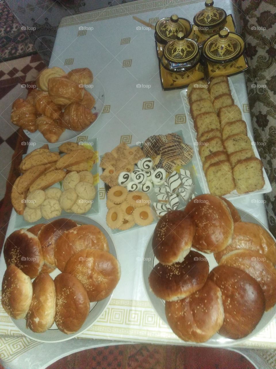 Various moroccan cakes