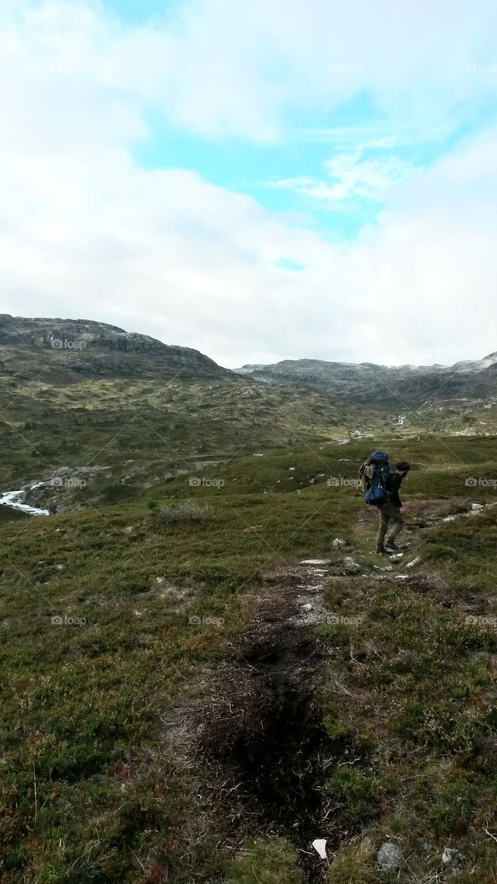 The rough nature in Norway