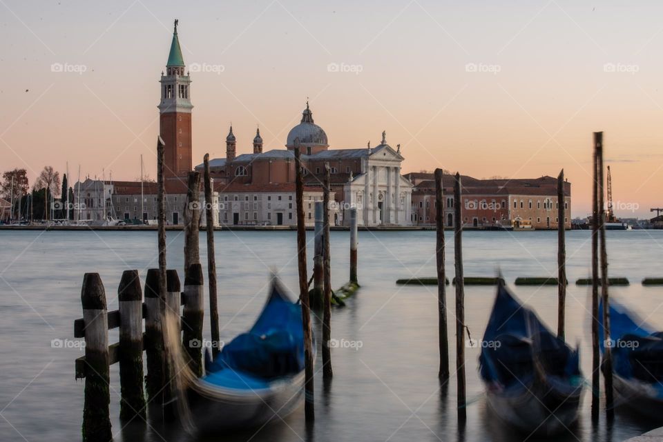 Gondolas in Venice, Italy