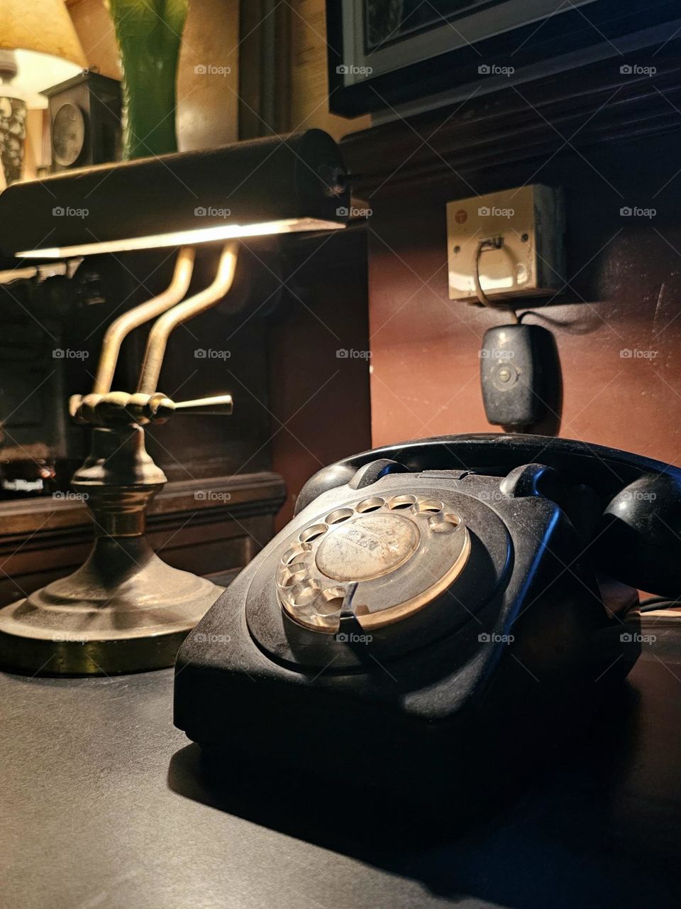 Antique vintage telephone