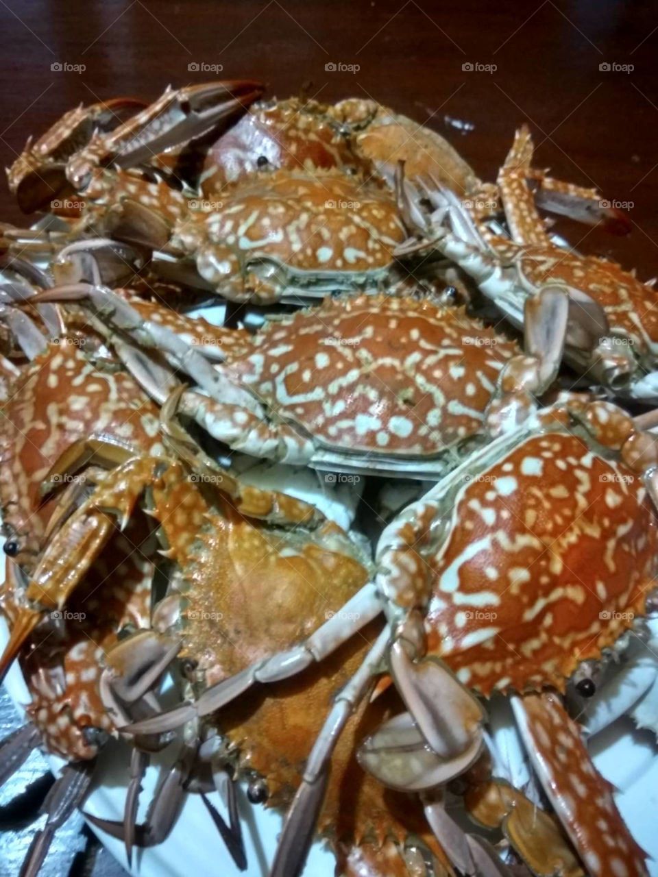 Steamed Blue Crabs