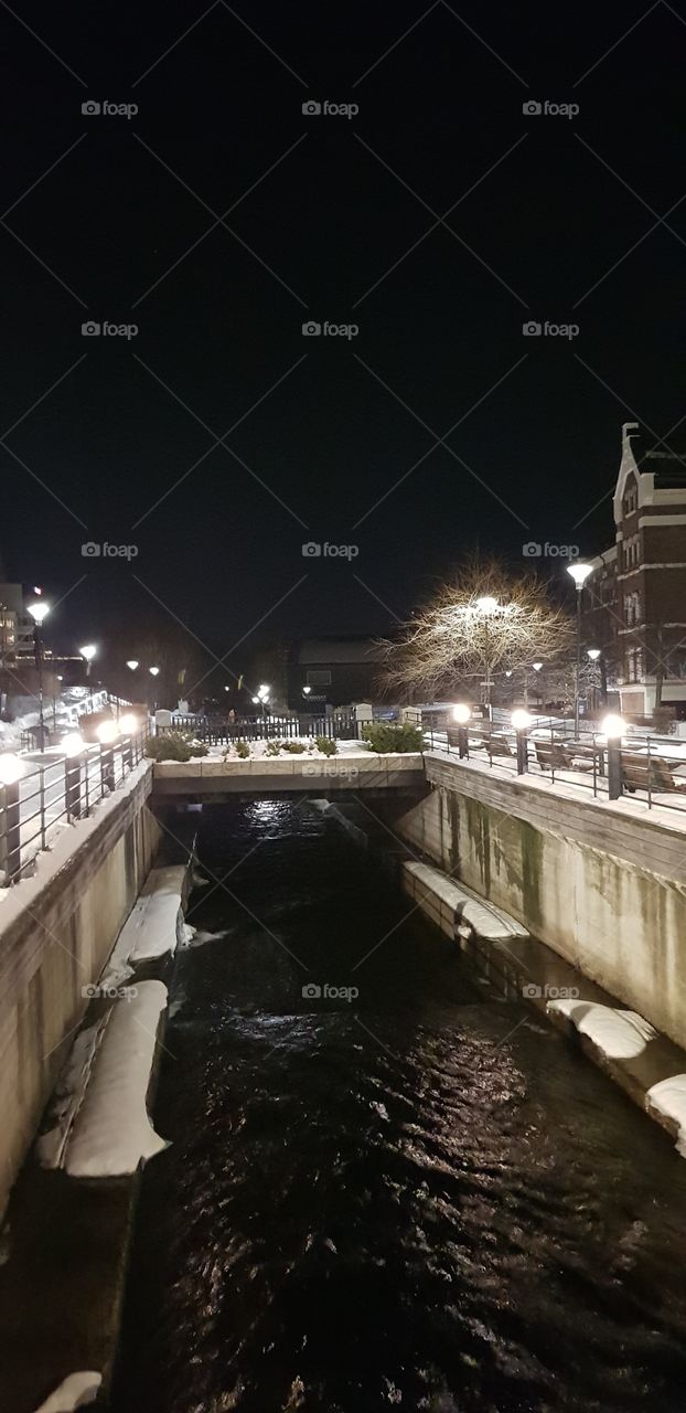 A river in Oslo'In'Norway