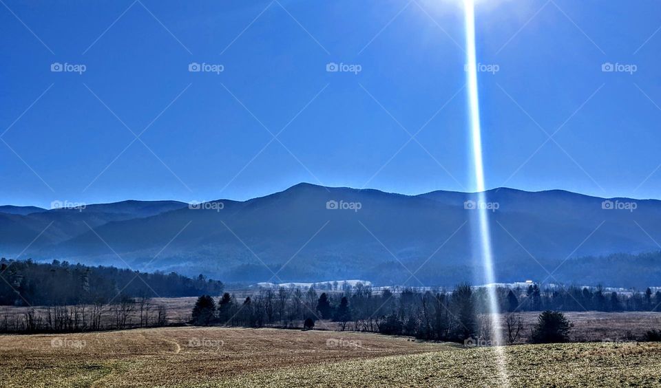 morning in the mountains