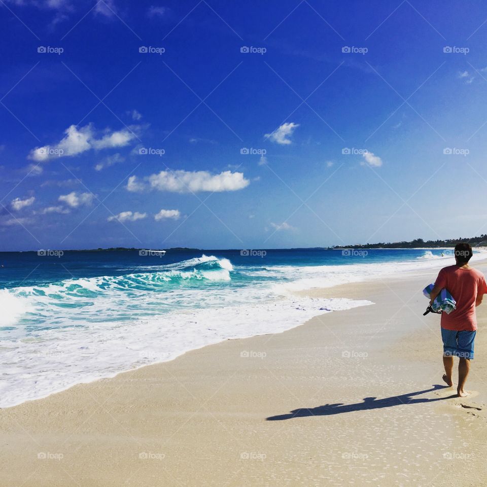 In search for the perfect spot 
Paradise Island, Bahamas 