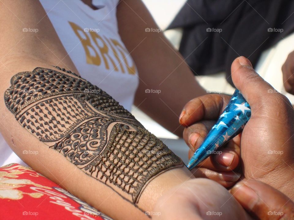 Henna art
