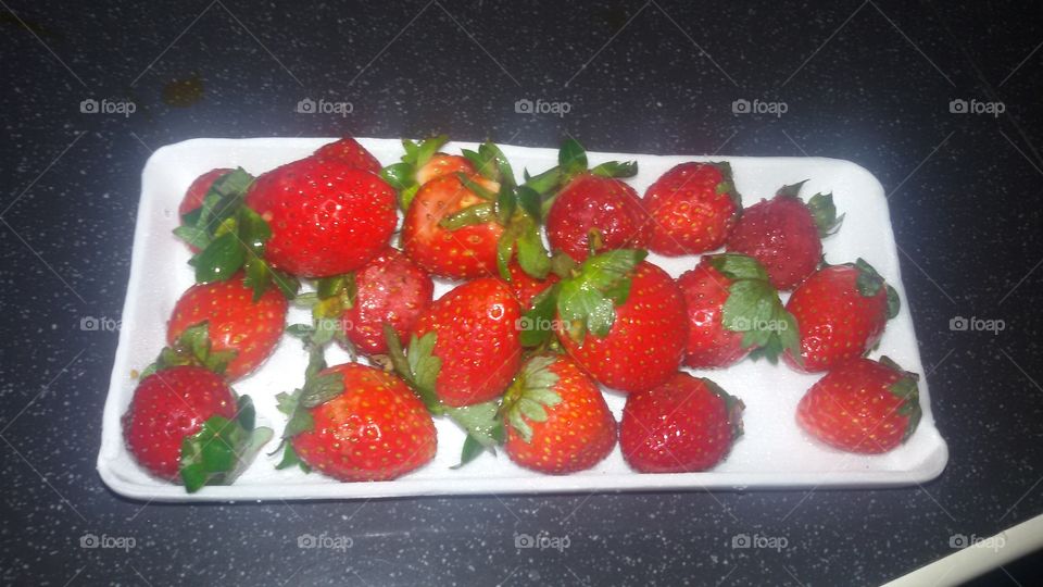 Fresh Strawberries from Baguio City, Philippines