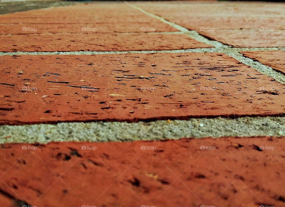 Minimalistic view on some pretty red bricks