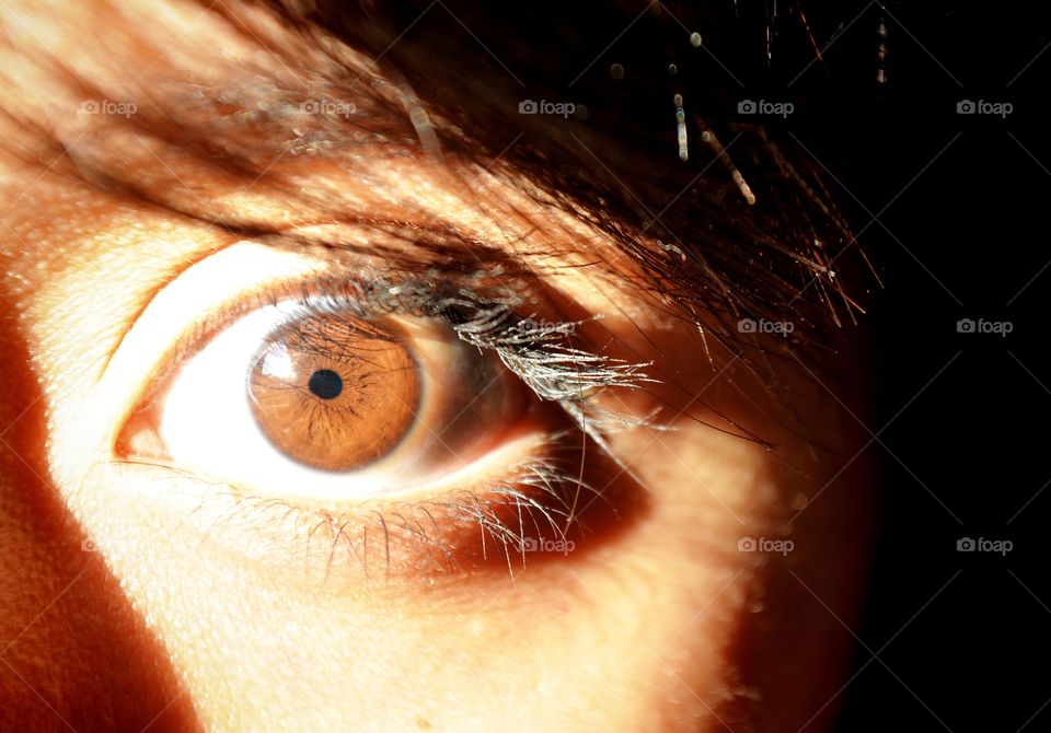 the light is in your eyes