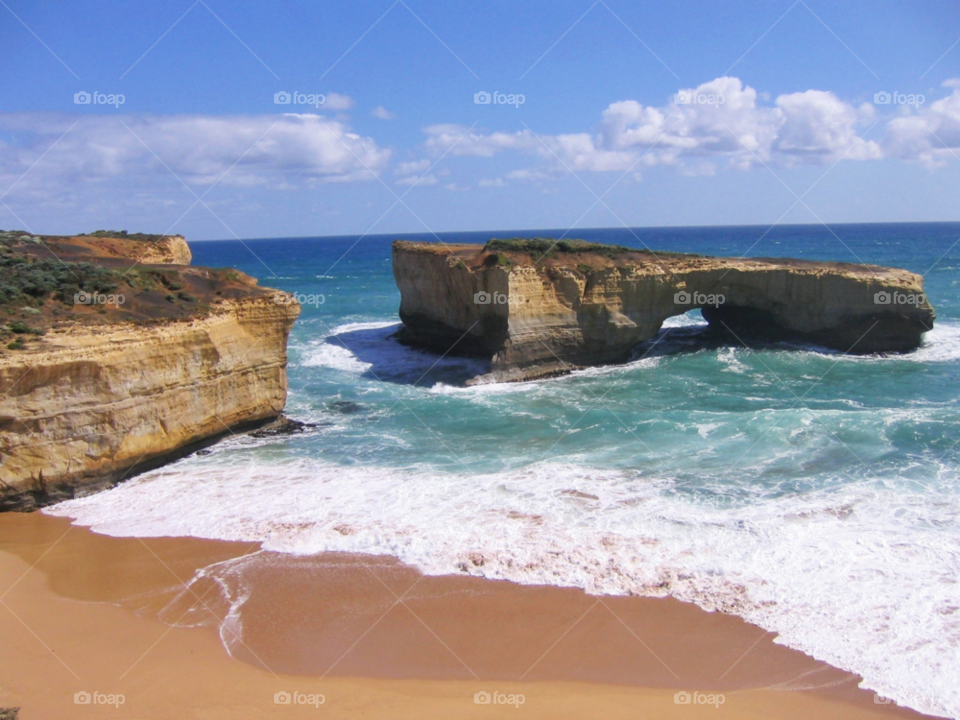 beach ocean blue australia by kar1981