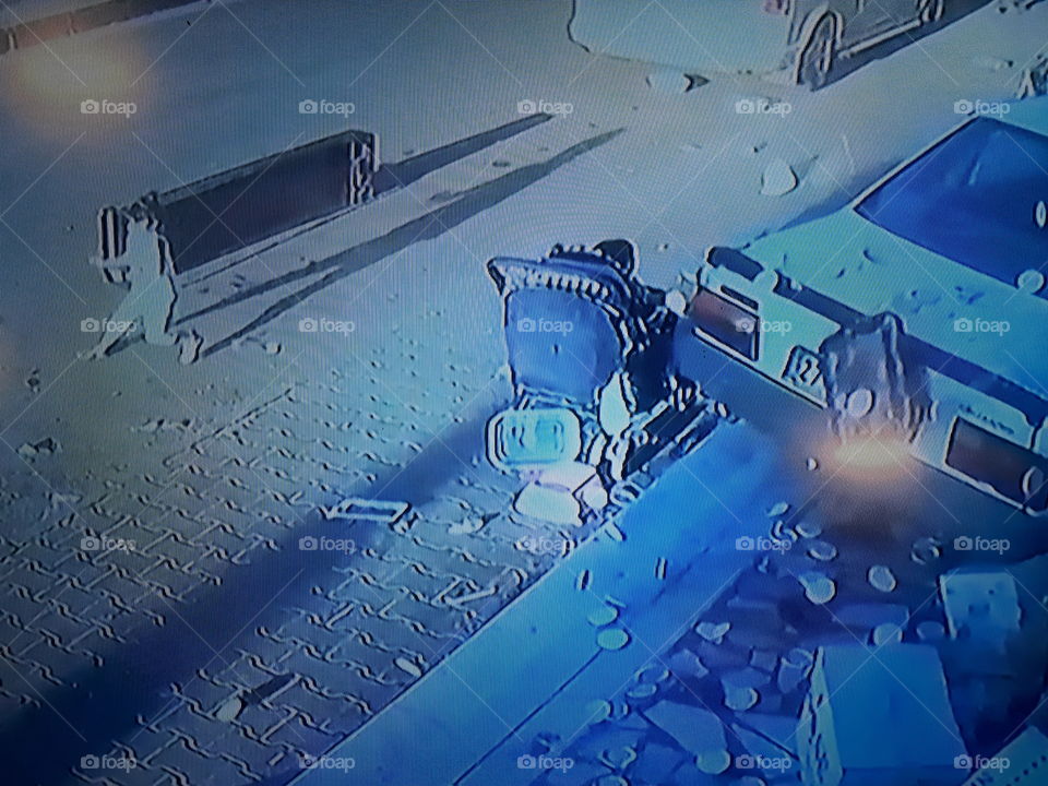 acidente com carrinho crianças