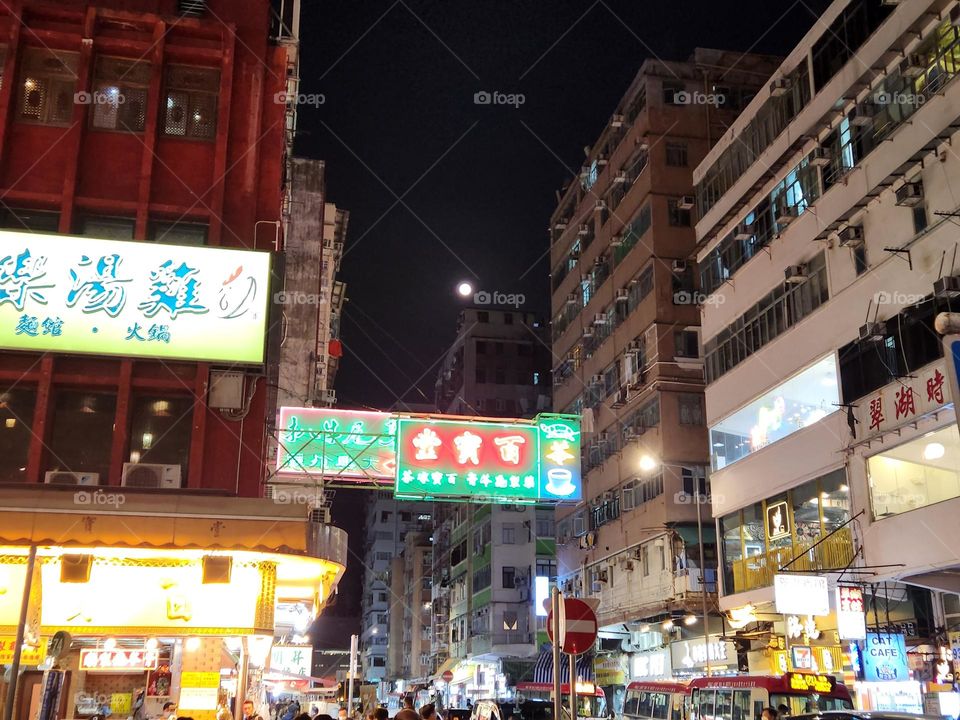 Moonlight in Hong Kong