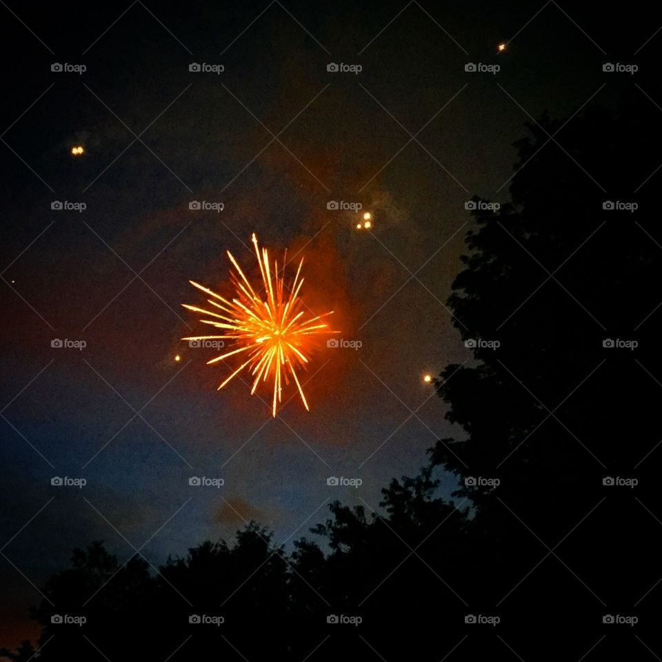Explosion, Fireworks, Flame, Sun, Festival