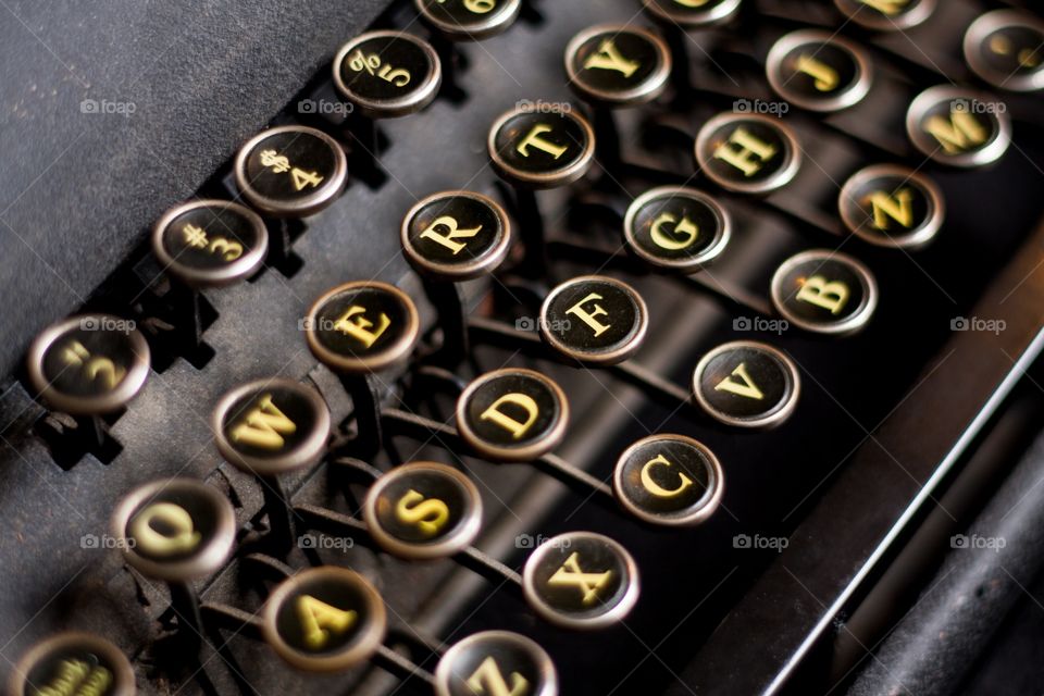 Typewriter keys