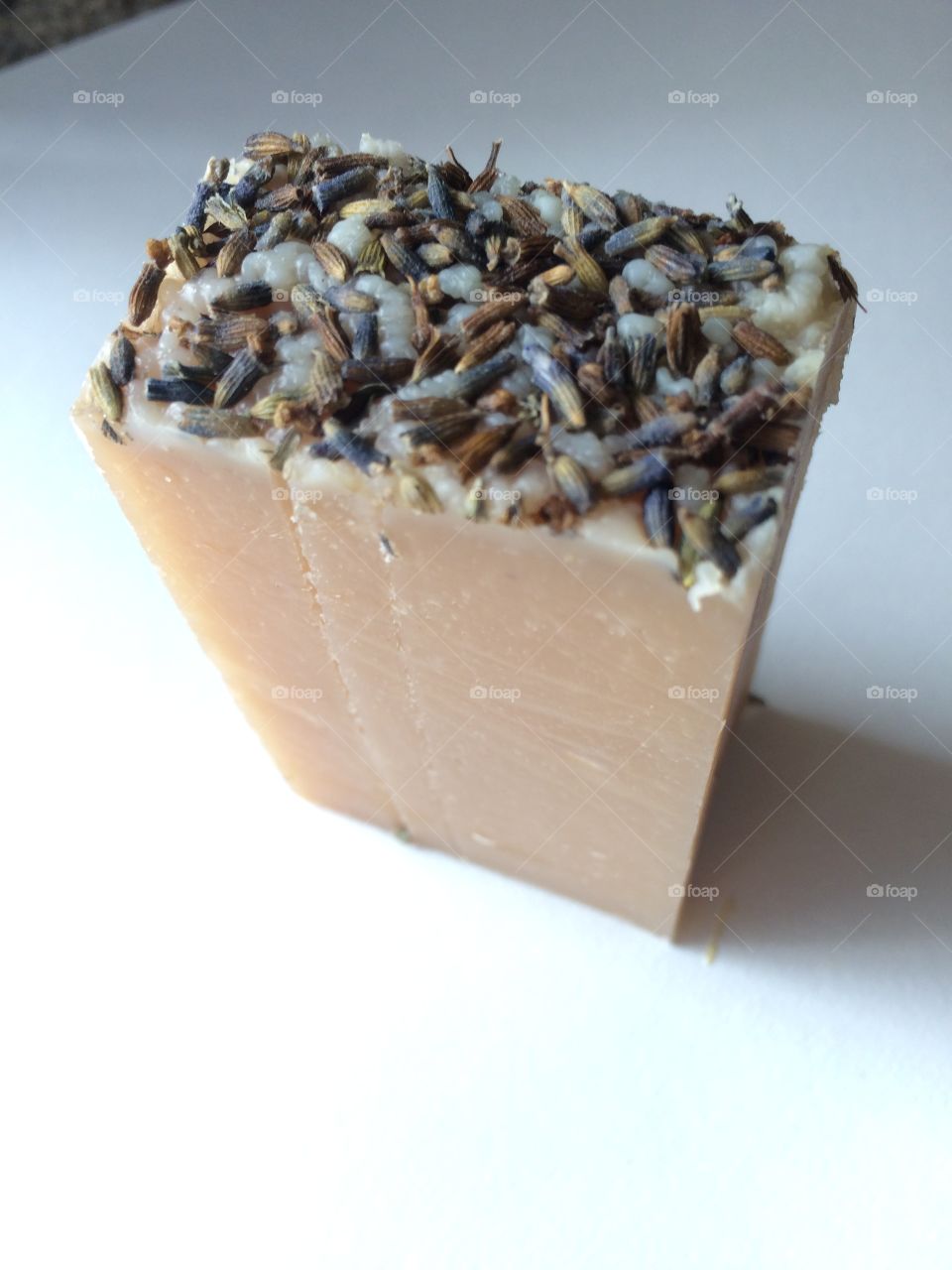 Lavender soap. I am a soap maker. These are some of my batches of soap