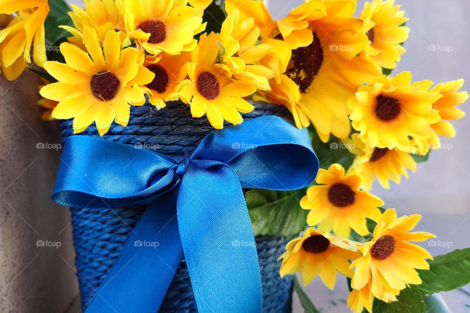 Complementary Colors, Flower Pot